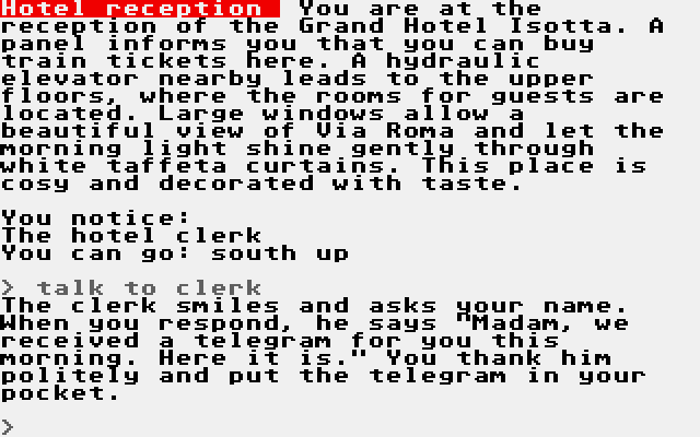 Queen's Footsteps (The) atari screenshot